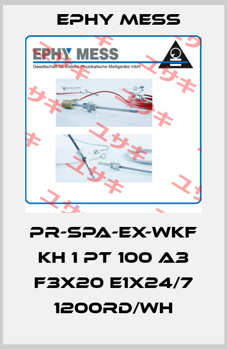PR-SPA-EX-WKF KH 1 Pt 100 A3 f3x20 E1x24/7 1200RD/WH Ephy Mess