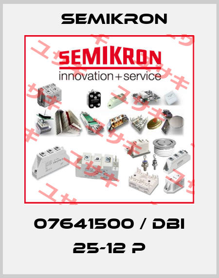 07641500 / DBI 25-12 P Semikron