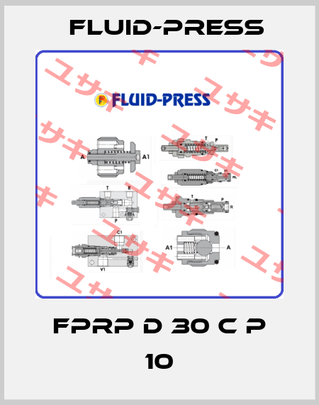 FPRP D 30 C P 10 Fluid-Press