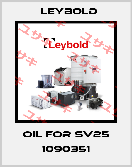 oil for SV25 1090351 Leybold