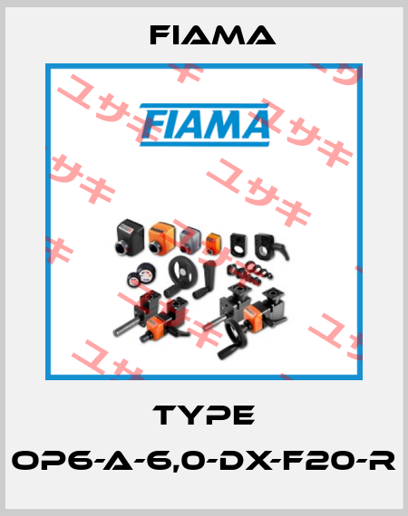Type OP6-A-6,0-DX-F20-R Fiama