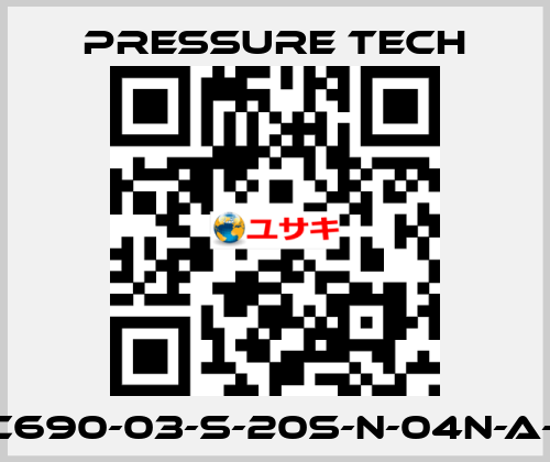 LGC690-03-S-20S-N-04N-A-SV Pressure Tech
