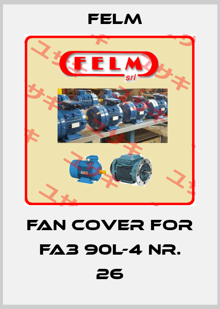 fan cover for FA3 90L-4 Nr. 26 Felm
