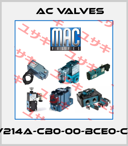 BV214A-CB0-00-BCE0-CTL МAC Valves