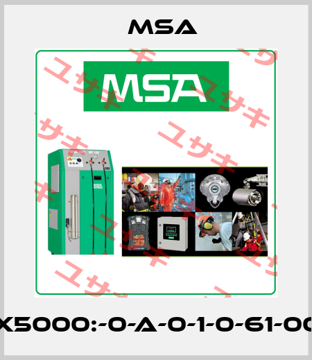 A-X5000:-0-A-0-1-0-61-00-0 Msa