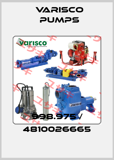 998.975 / 4810026665 Varisco pumps