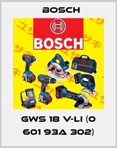 GWS 18 V-LI (0 601 93A 302) Bosch
