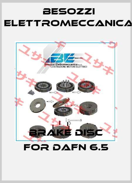 brake disc for DAFN 6.5 Besozzi Elettromeccanica