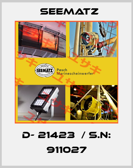 D- 21423  / s.n: 911027 Seematz