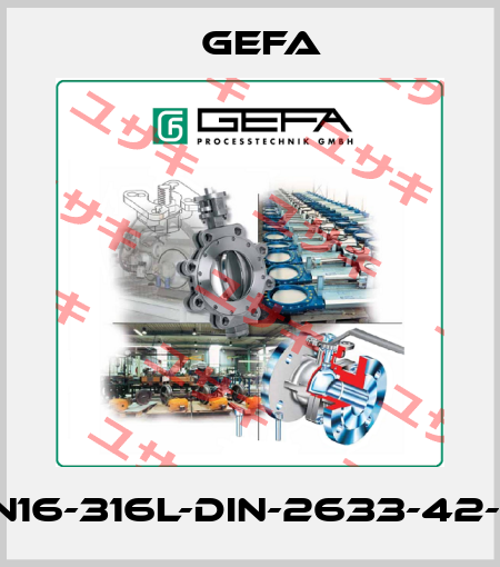 3PN16-316L-DIN-2633-42-195 Gefa