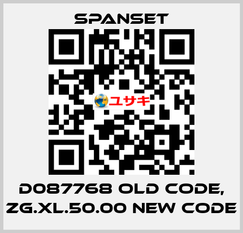 D087768 old code, ZG.XL.50.00 new code SpanSet