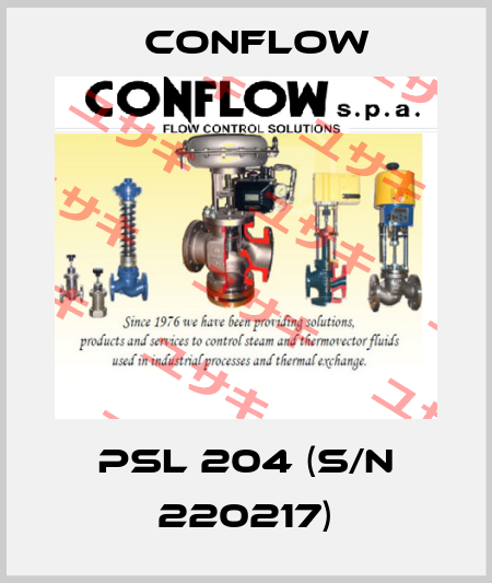 PSL 204 (s/n 220217) CONFLOW