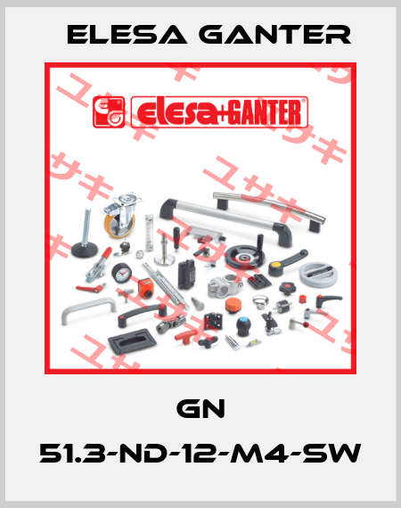GN 51.3-ND-12-M4-SW Elesa Ganter
