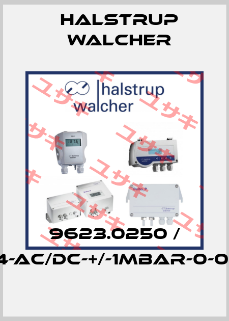 9623.0250 / PS17-4-AC/DC-+/-1mbar-0-0-1-16-0 Halstrup Walcher