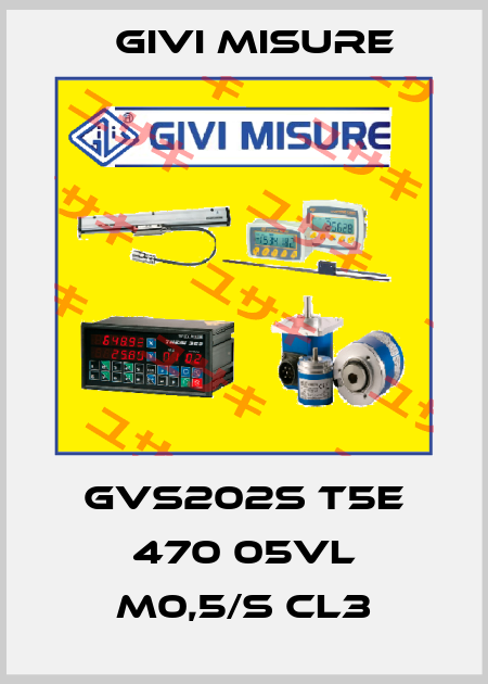 GVS202S T5E 470 05VL M0,5/S CL3 Givi Misure