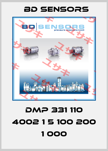 DMP 331 110 4002 1 5 100 200 1 000 Bd Sensors