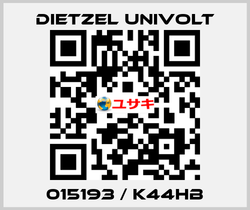 015193 / K44HB Dietzel Univolt
