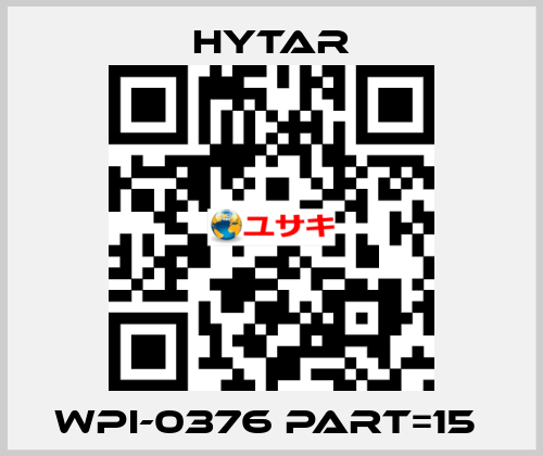 WPI-0376 PART=15  Hytar