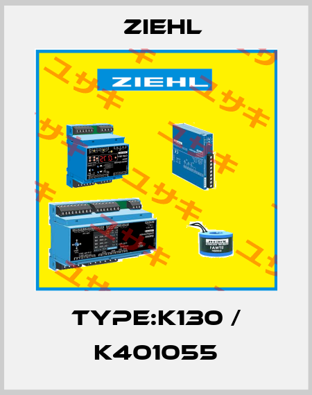 Type:K130 / K401055 Ziehl
