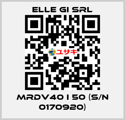 MRDV40 I 50 (s/n 0170920) ELLE GI SRL