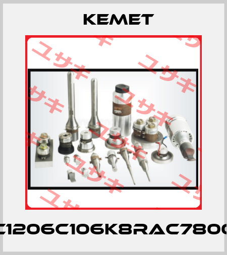 C1206C106K8RAC7800 Kemet