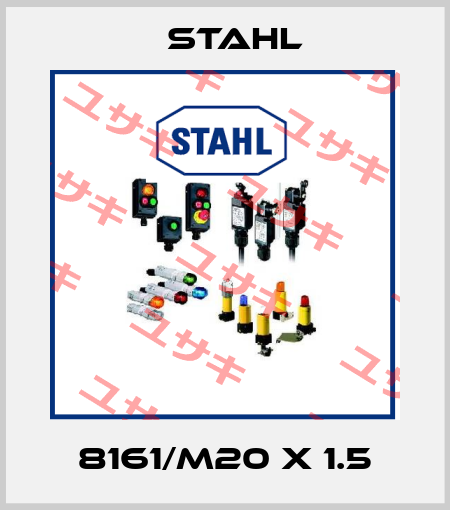 8161/M20 x 1.5 Stahl