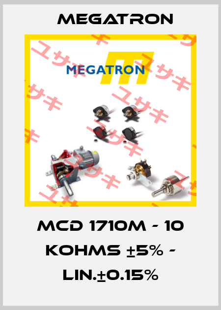 MCD 1710M - 10 KOHMS ±5% - LIN.±0.15% Megatron