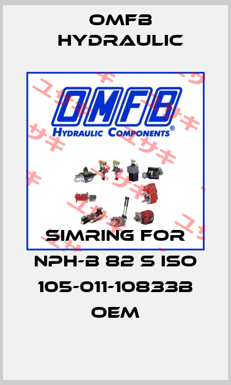 simring for NPH-B 82 S ISO 105-011-10833B OEM OMFB Hydraulic