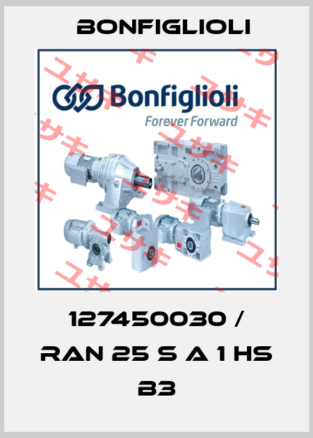 127450030 / RAN 25 S A 1 HS B3 Bonfiglioli