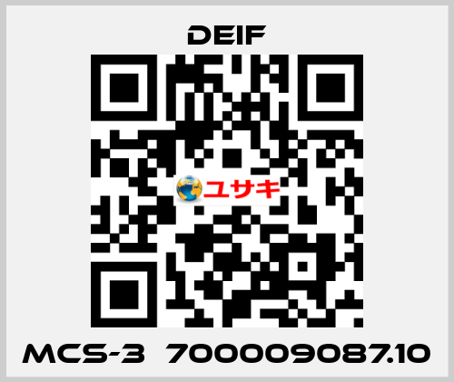 MCS-3  700009087.10 Deif