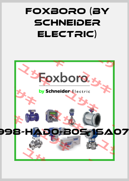 SRD998-HAD0-B0S-1SA07-A1-Q Foxboro (by Schneider Electric)