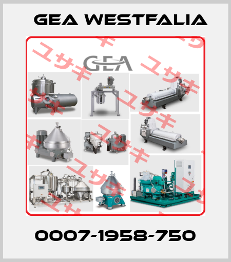 0007-1958-750 Gea Westfalia