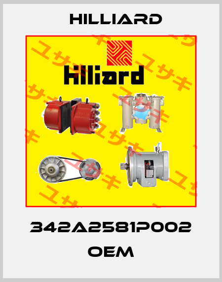 342A2581P002 OEM Hilliard