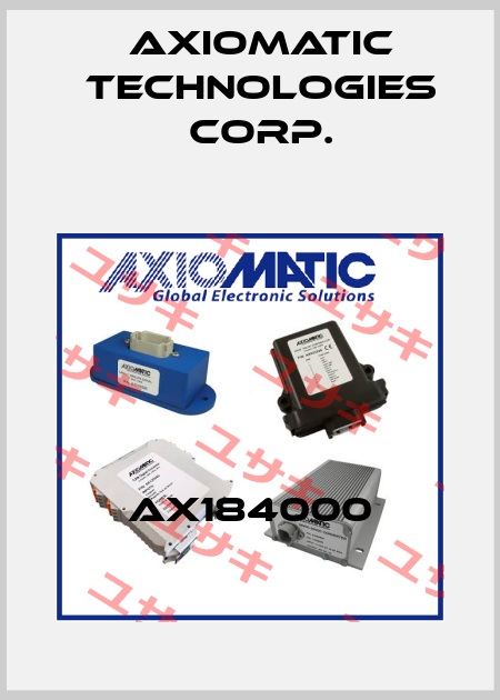 AX184000 Axiomatic Technologies Corp.