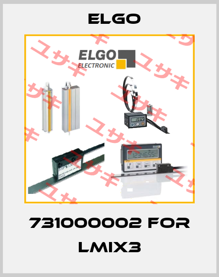 731000002 for LMIX3 Elgo