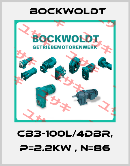 CB3-100L/4DBr, P=2.2kW , n=86 Bockwoldt