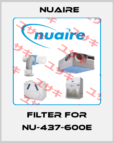 Filter for NU-437-600E Nuaire