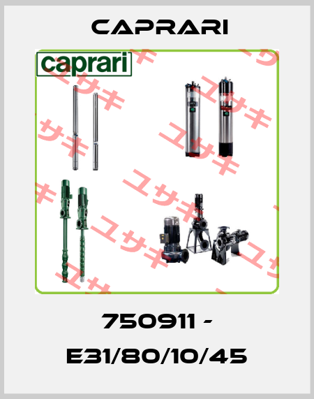 750911 - E31/80/10/45 CAPRARI 