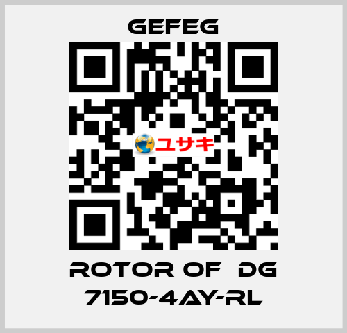 rotor of  Dg 7150-4AY-RL Gefeg