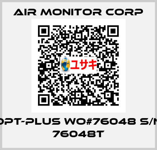 DPT-plus WO#76048 S/N 76048T AIR MONITOR CORP