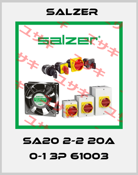 SA20 2-2 20A 0-1 3P 61003 Salzer