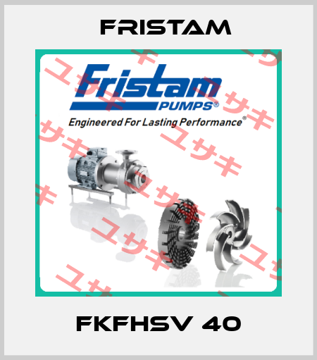 FKFHSV 40 Fristam