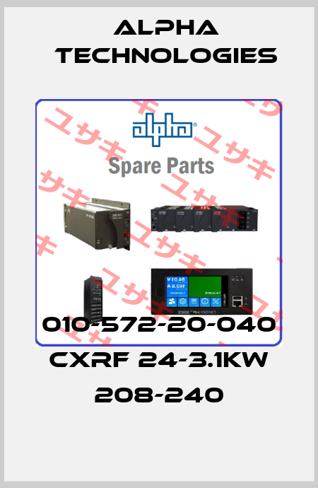 010-572-20-040 CXRF 24-3.1kW 208-240 Alpha Technologies