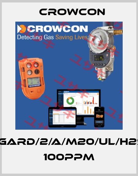 XGARD/2/A/M20/UL/H2S/ 100PPM Crowcon