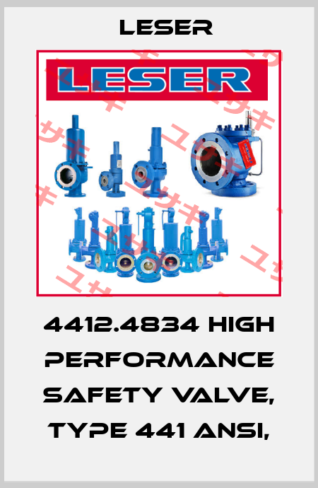 4412.4834 High performance safety valve, type 441 ANSI, Leser