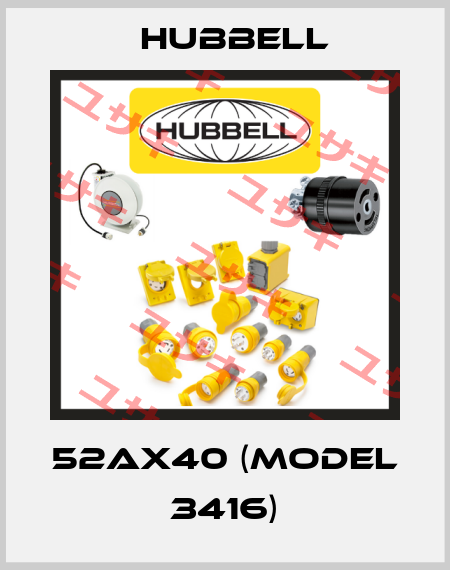 52AX40 (Model 3416) Hubbell