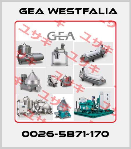 0026-5871-170 Gea Westfalia