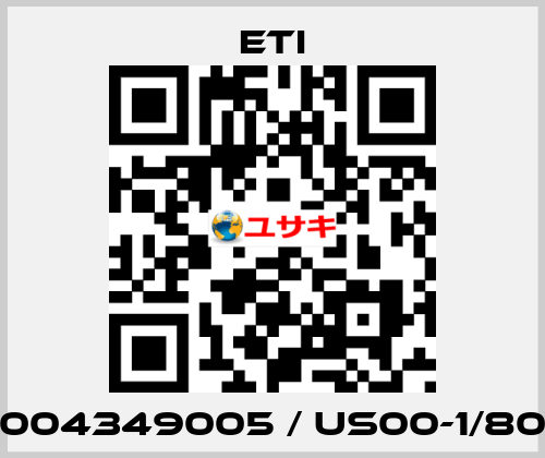 004349005 / US00-1/80 Eti