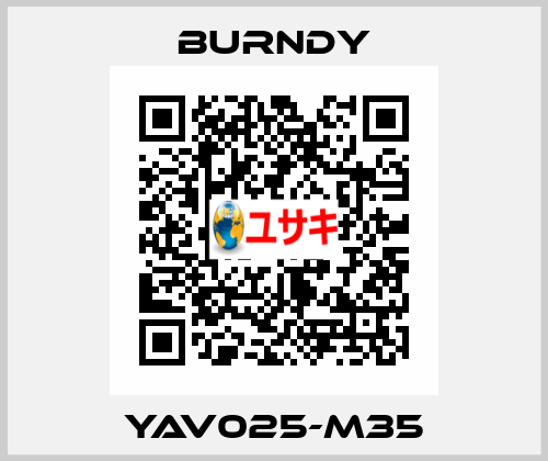 YAV025-M35 Burndy