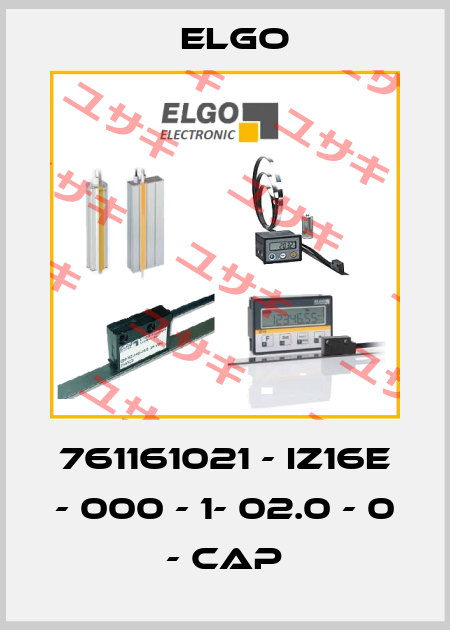 761161021 - IZ16E - 000 - 1- 02.0 - 0 - CAP Elgo